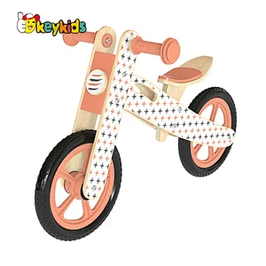 Factory OEM ODM 2 in 1 baby wooden balance bike for kids W16C338